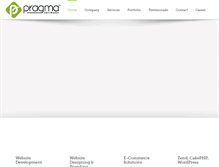 Tablet Screenshot of pragmasoftwares.com